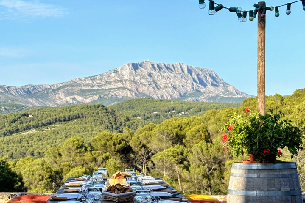 Sainte Victoire tasting with a view